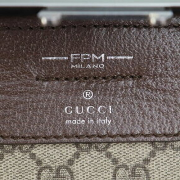 Gucci Porter Cabin Trolley Silver GG Supreme Carry On Suitcase Bag - Picture 12 of 13
